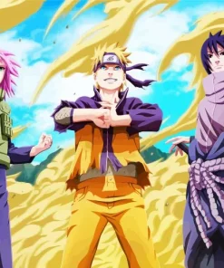 Naruto Sasuke Sakura Art Diamond Painting