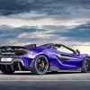 Purple Mclaren Car Diamond Painting