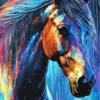 Abstract Horse Diamond Painting