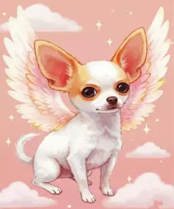 Angel Chihuahua Art Diamond Painting