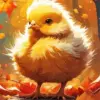 Autumn Chick Diamond Painting