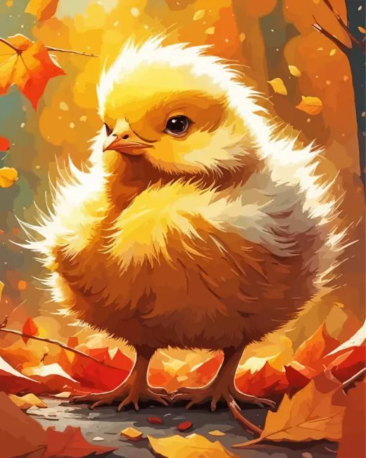 Autumn Chick Diamond Paintings Autumn Chick Diamond Painting