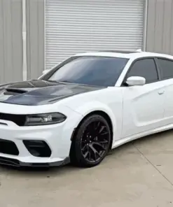 Black White Charger Daytona Diamond Painting