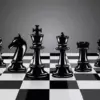 Black And White Chess Board Diamond Painting