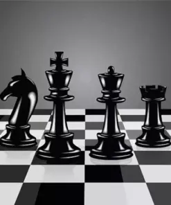 Black And White Chess Board Diamond Painting