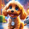 Cartoon Cavoodle Puppy Diamond Painting