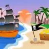 Cartoon Pirate Ship Diamond Painting