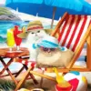 Cats In The Beach Diamond Painting