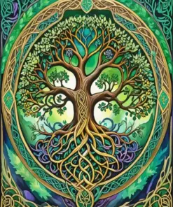 Celtic Tree Of Life Diamond Painting