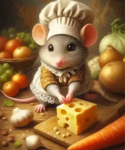 Chef Mouse Diamond Painting