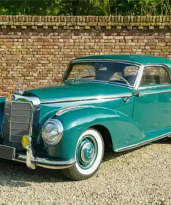Classic Green Mercedes Diamond Painting
