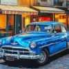Classic Blue Car Diamond Painting