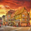 Colmar At Sunset Diamond Painting