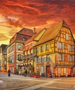Colmar At Sunset Diamond Painting