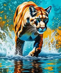 Cougar Animal Diamond Painting