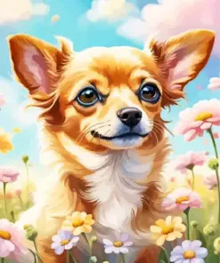 Cute Chiweenie Diamond Painting