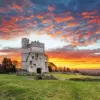 Donnington Castle At Sunrise Diamond Painting