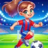 Female Cartoon Footballer Diamond Painting