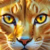 Golden Cat Eyes Diamond Painting