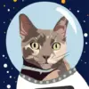 Illustration Astronaut Cat Diamond Painting