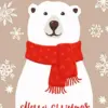 Illustration Christmas Bear Diamond Painting
