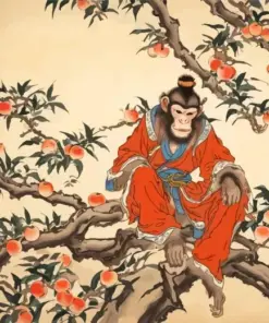 King Chinese Monkey Diamond Painting