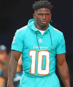 Miami Dolphins Tyreek Hill Diamond Painting