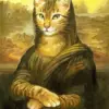 Mona Lisa Cat Art Diamond Painting
