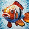 Mosaic Clown Fish Diamond Painting