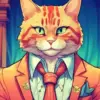 Mr Cat Diamond Painting