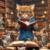 Nerd Cat Diamond Painting