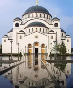 Serbia Saint Sava Temple Diamond Painting