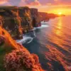 Sunset Cliffs Of Moher Diamond Painting