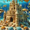 Turtle Castle Under The Sea Diamond Painting