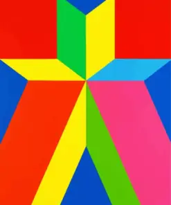 Abstract Colorful Geometric Diamond Painting