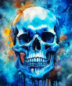 Aesthetic Abstract Skull Art Diamond Painting