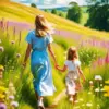 Aesthetic Mother And Daughter Diamond Painting