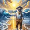 Aesthetic Sad Pug Diamond Painting
