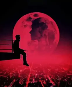 Aesthetic Sad Silhouette Art Diamond Painting