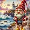 Aesthetic Santa Gnome Art Diamond Painting
