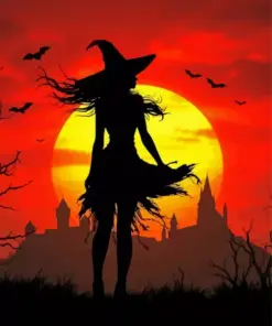 Aesthetic Silhouette Fantasy Art Diamond Painting