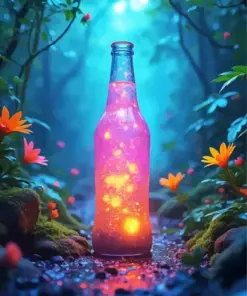 Aesthetic Soda Bottle Diamond Painting