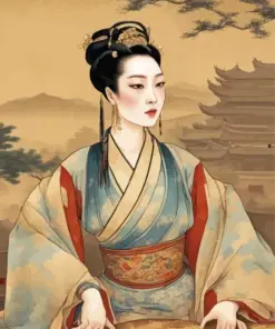Ancient Chinese Girl Diamond Painting