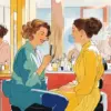 Beauty Salon Illustration Diamond Painting