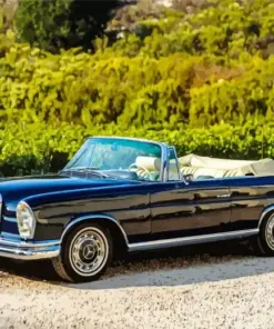 Black Mercedes Convertible Diamond Painting