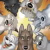 Cartoon Wolves Diamond Painting