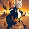 Cats In Titanic Diamond Painting