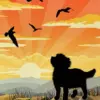 Cavachon Silhouette Diamond Painting