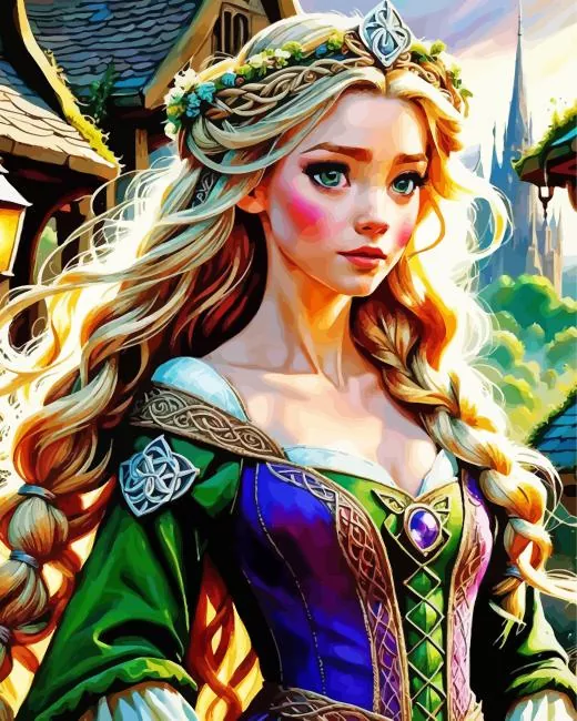 celtic princess art Diamond Dotz Celtic Princess Art Diamond Painting