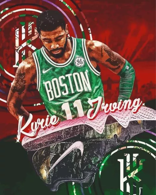 celtics kyrie irving Diamond Paintings Celtics Kyrie Irving Diamond Painting